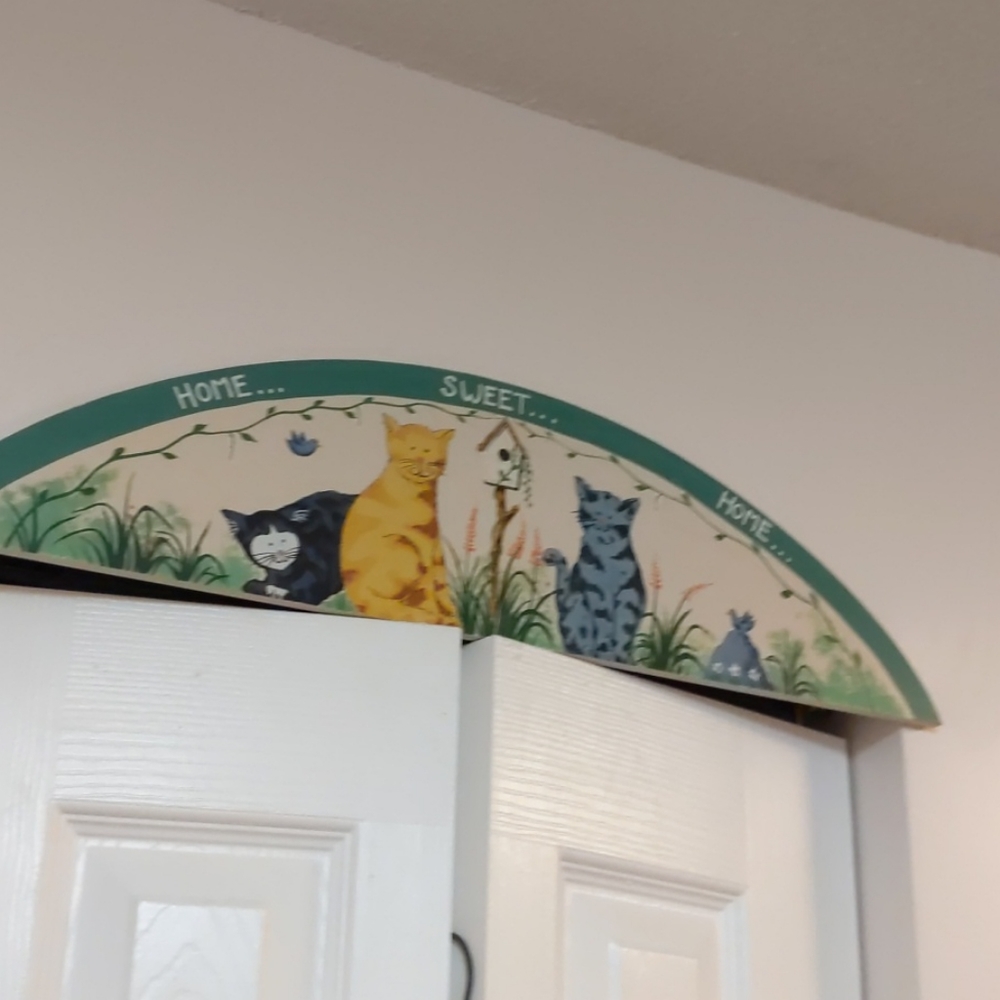 Home Sweet Home Cat Plaque